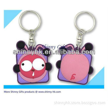 Cartoon shape keychain promotional